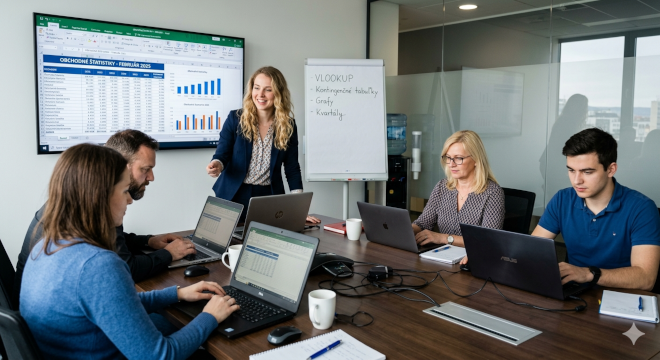 Kurz Excel kontingenčné tabuľky a gtafy